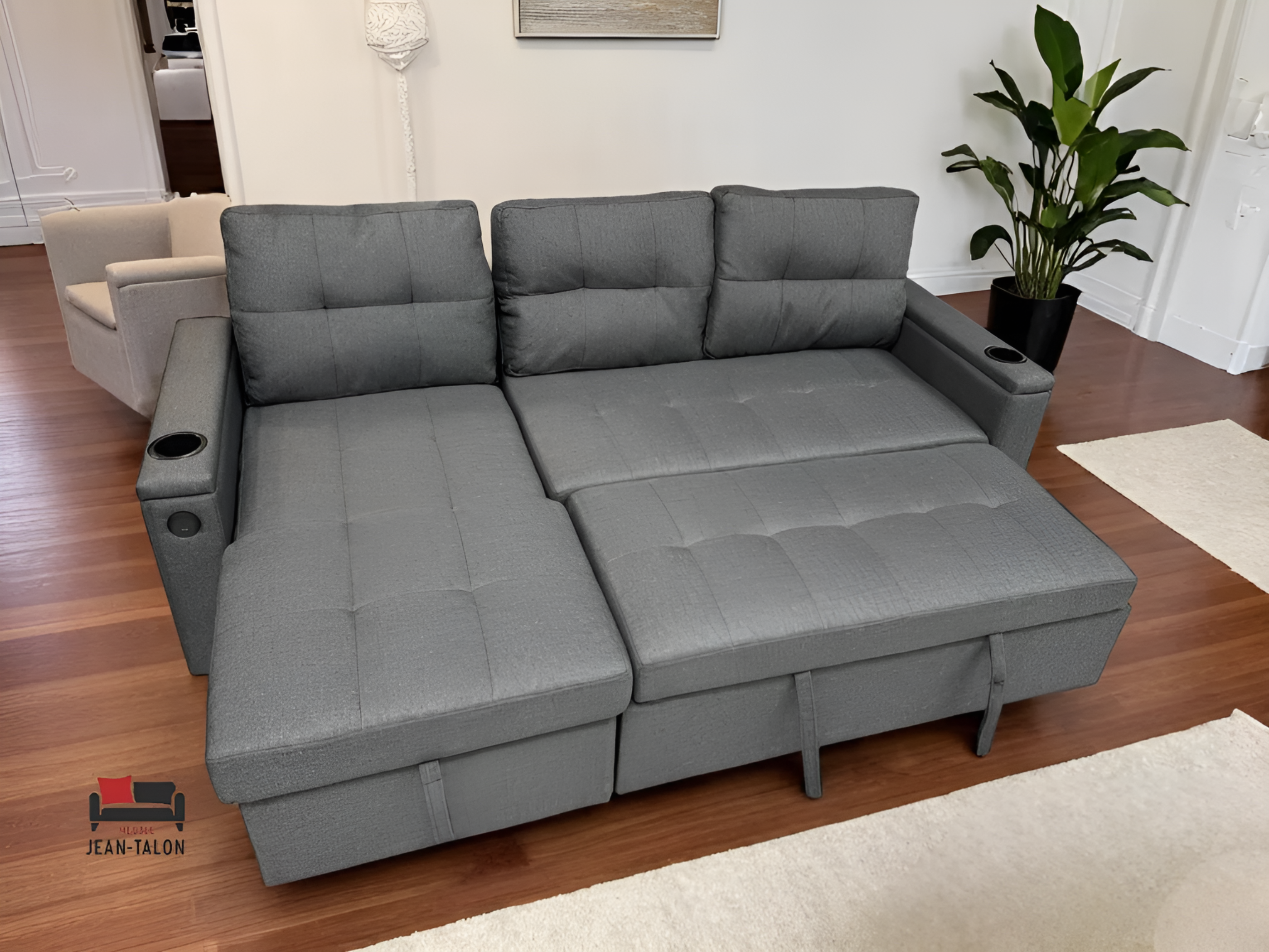 FlexiDream™ Modular Fabric Sofa Bed – 6142