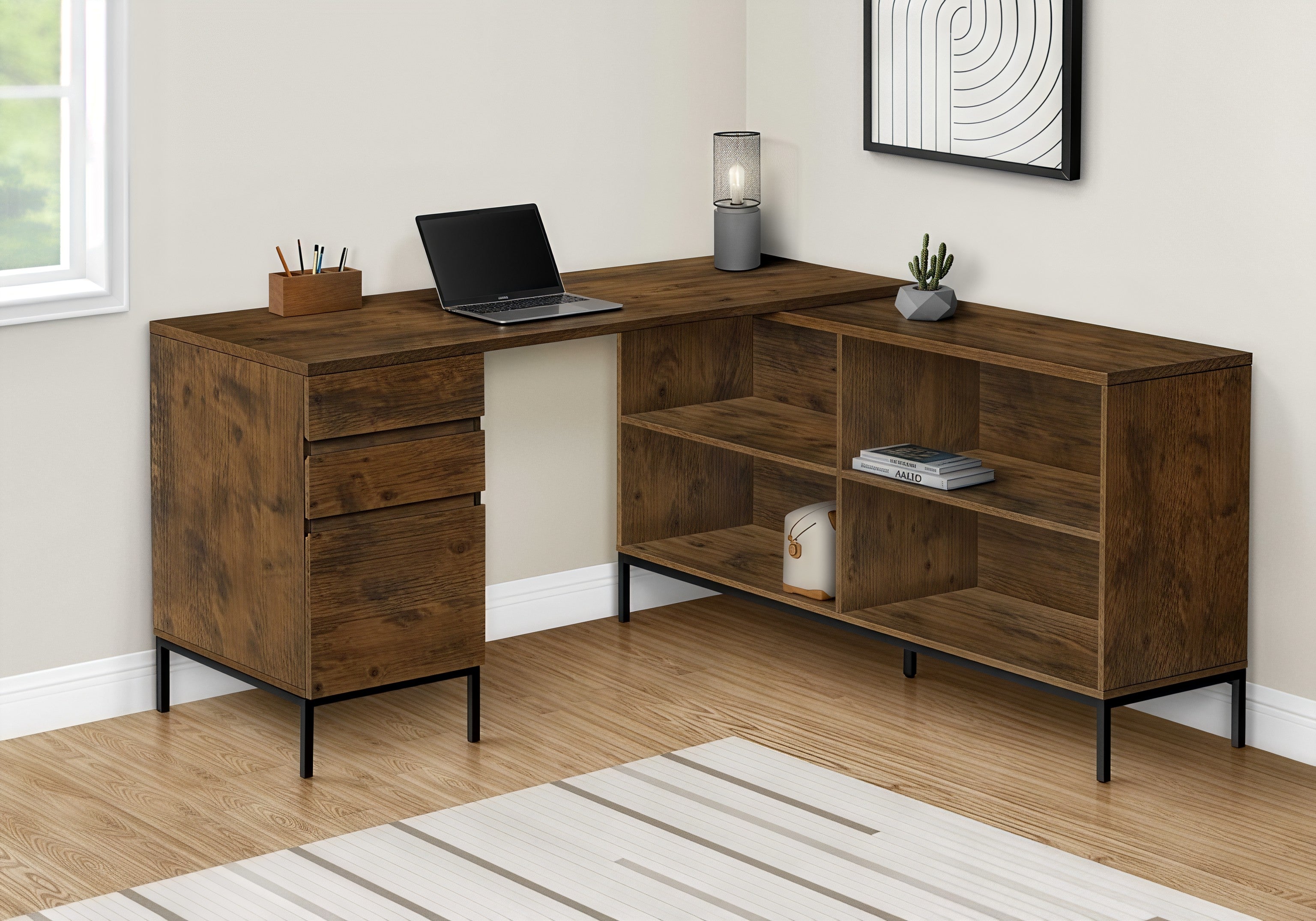 ARVANO™ – L-SHAPED EXECUTIVE OFFICE DESK – I 7491