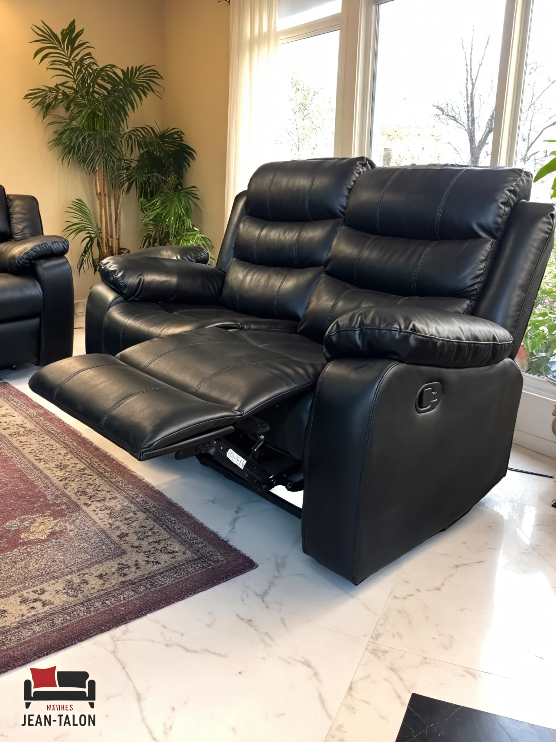 ModenaLeather™ 3‑Piece Manual Reclining Leather Sofa Collection – 7006
