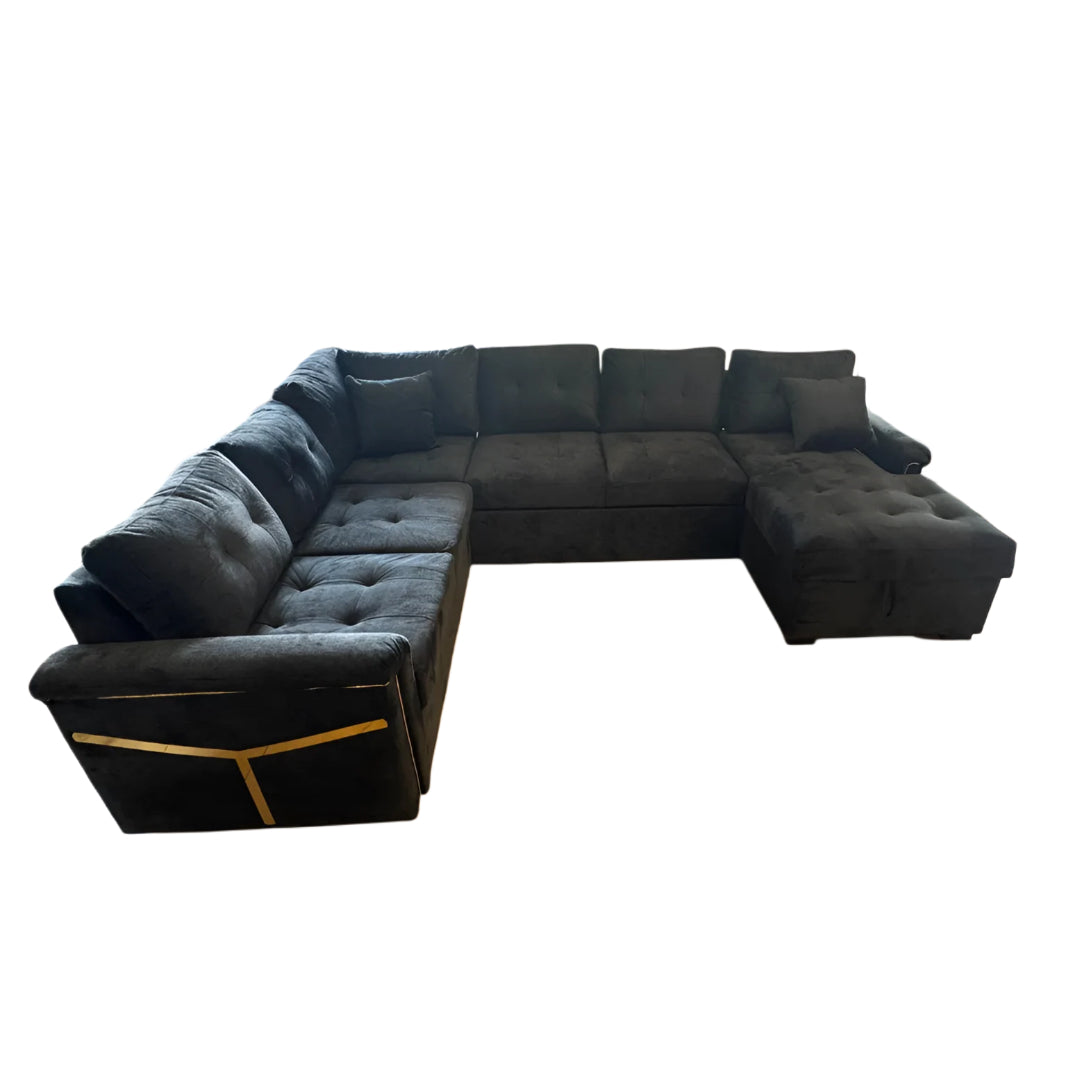 FlexiLounge™ Convertible Sofa Bed in Performance Weave – 6237