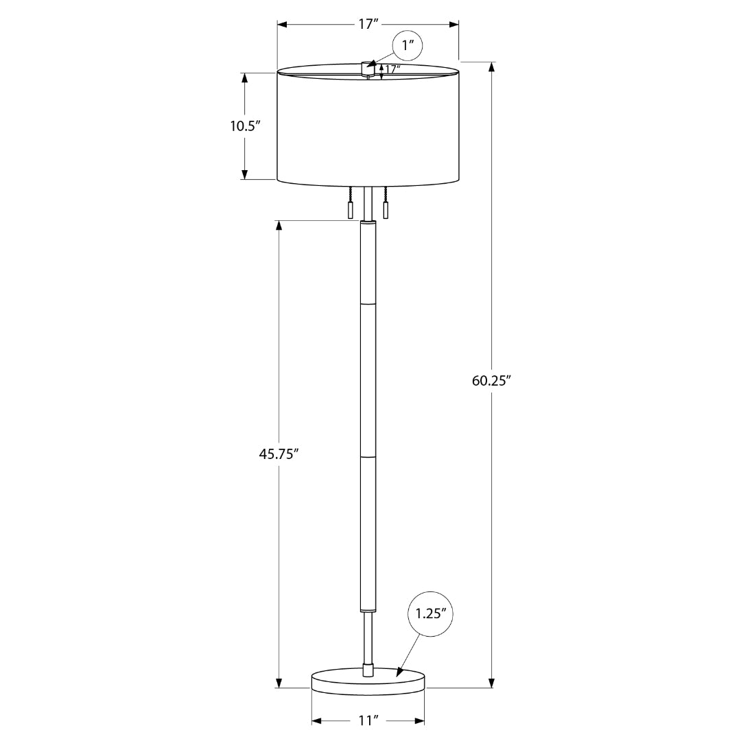 SILVANO DUAL™ – MODERN DOUBLE-LIGHT FLOOR LAMP – I 9748