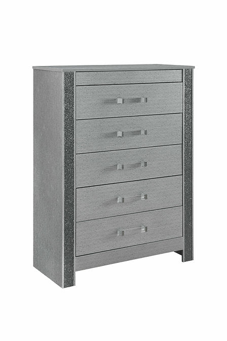LOGAN-SILVER™ – 6-PIECE BEDROOM SET