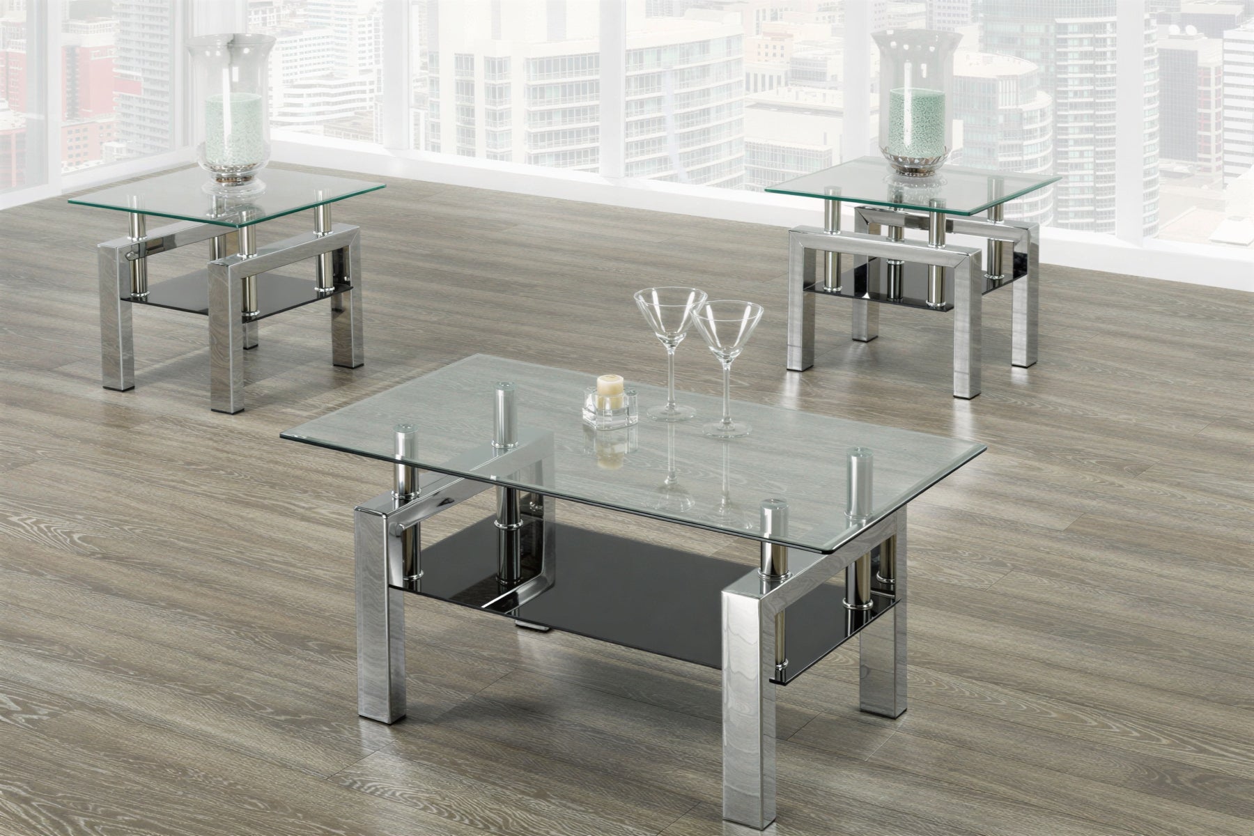 3-Piece Coffee Table Set – IF-2048