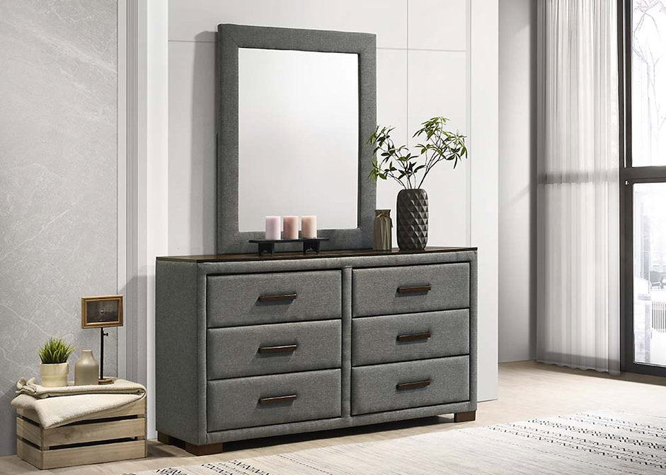 SKY GREY™ – 6-PIECE BEDROOM SET – IF-180