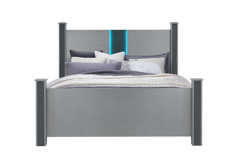 LOGAN-SILVER™ – 6-PIECE BEDROOM SET