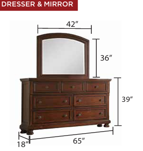 AUSTIN 852™ – 6-PIECE BEDROOM SET