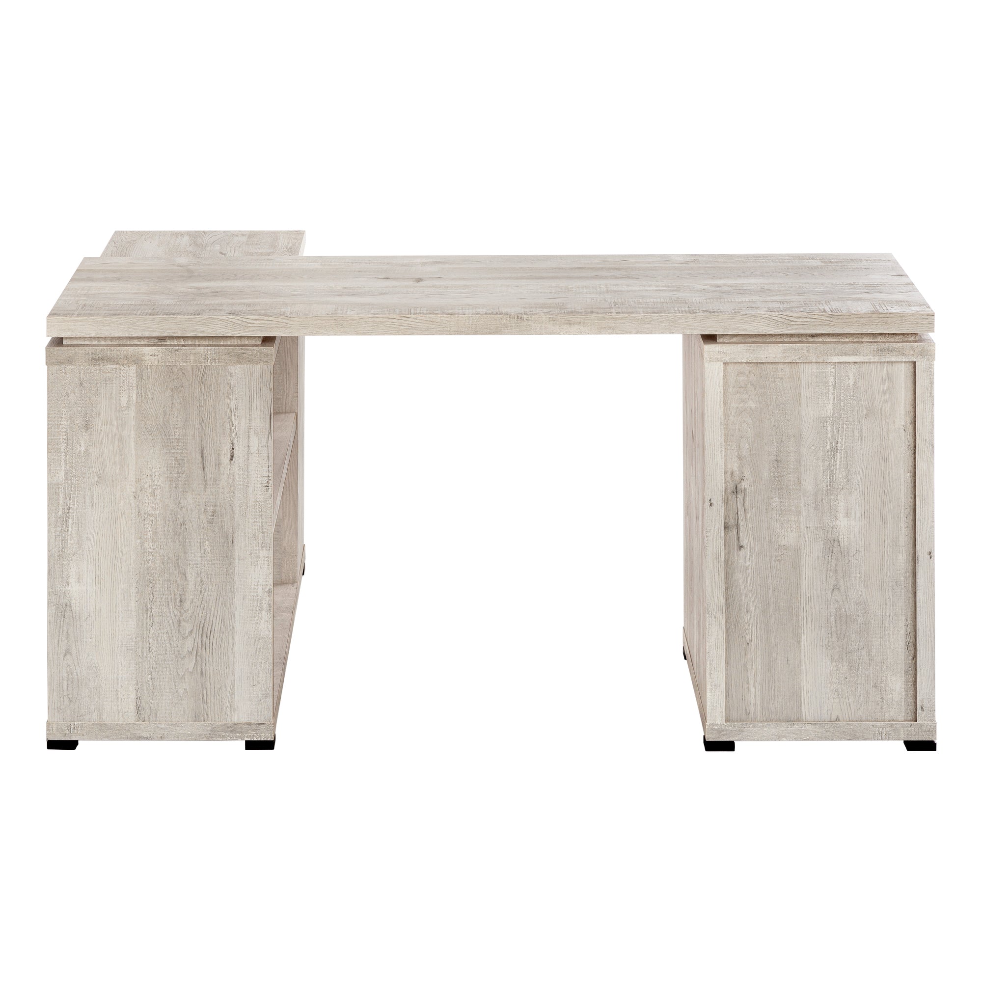 VANTEX CORNER™ – L-SHAPED RECLAIMED OFFICE DESK – I 7421