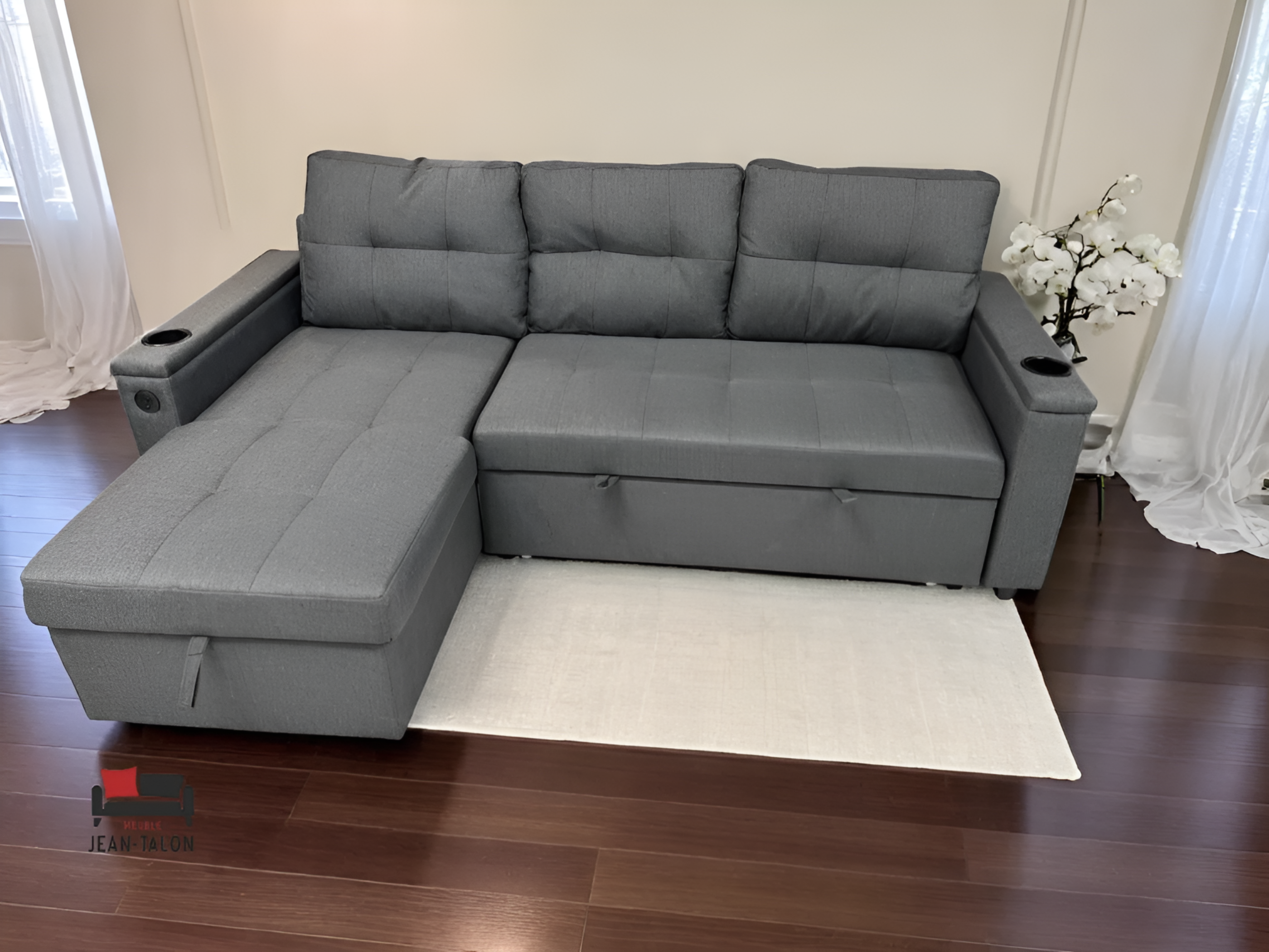 FlexiDream™ Modular Fabric Sofa Bed – 6142
