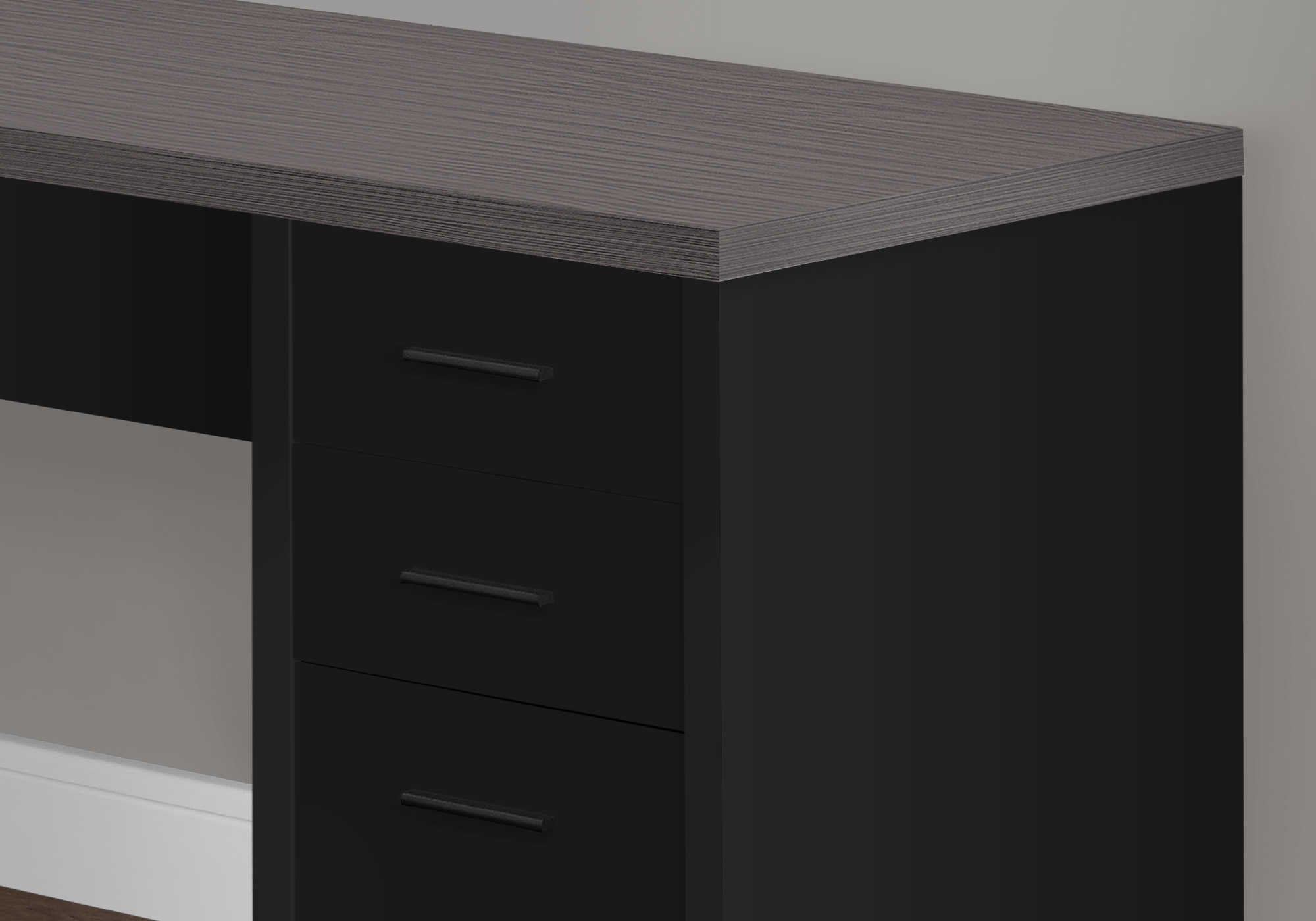 NOXARA™ – L-SHAPED OFFICE DESK WITH GLASS TOP – I 7431
