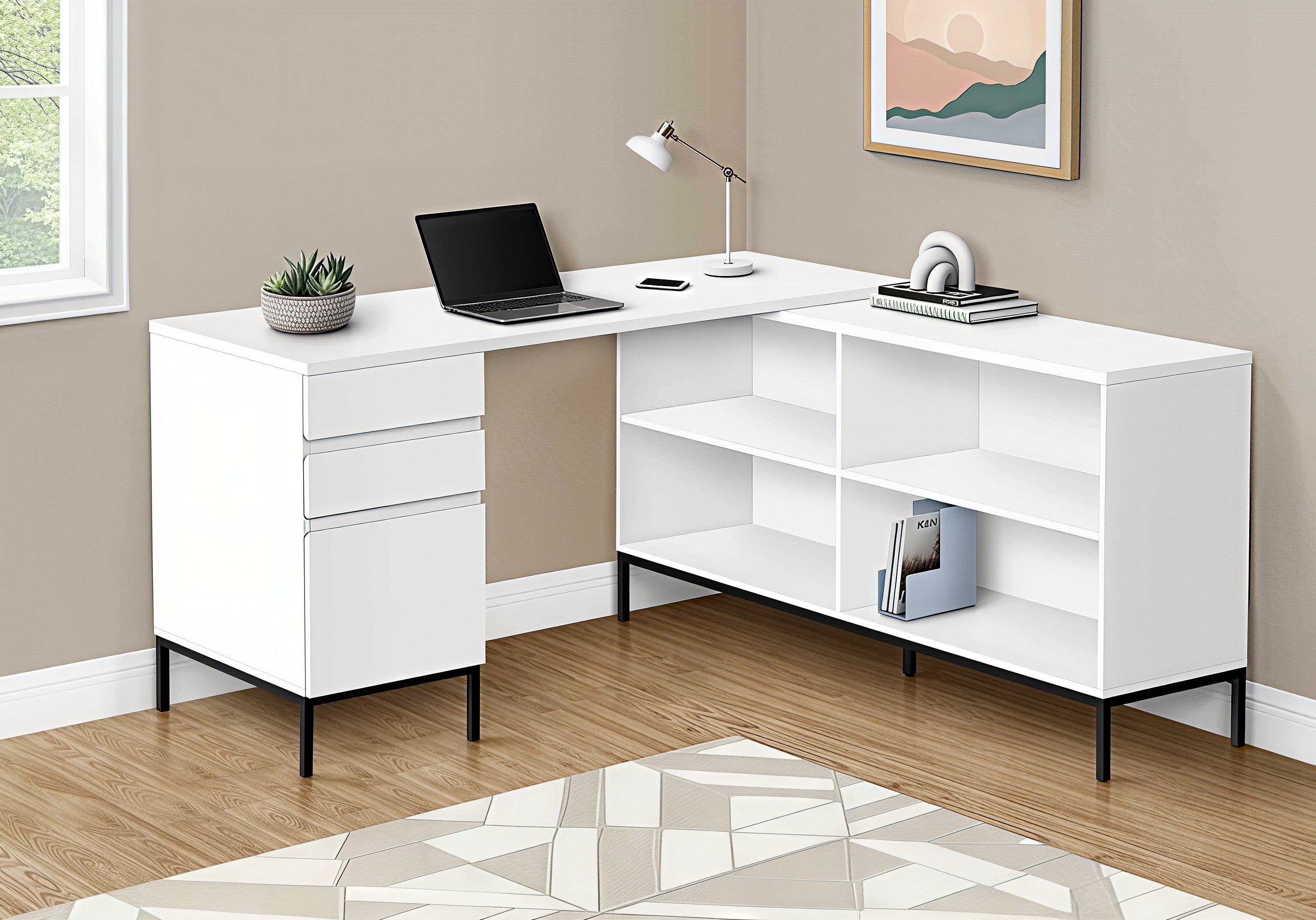 ARVANO™ – L-SHAPED EXECUTIVE OFFICE DESK – I 7491