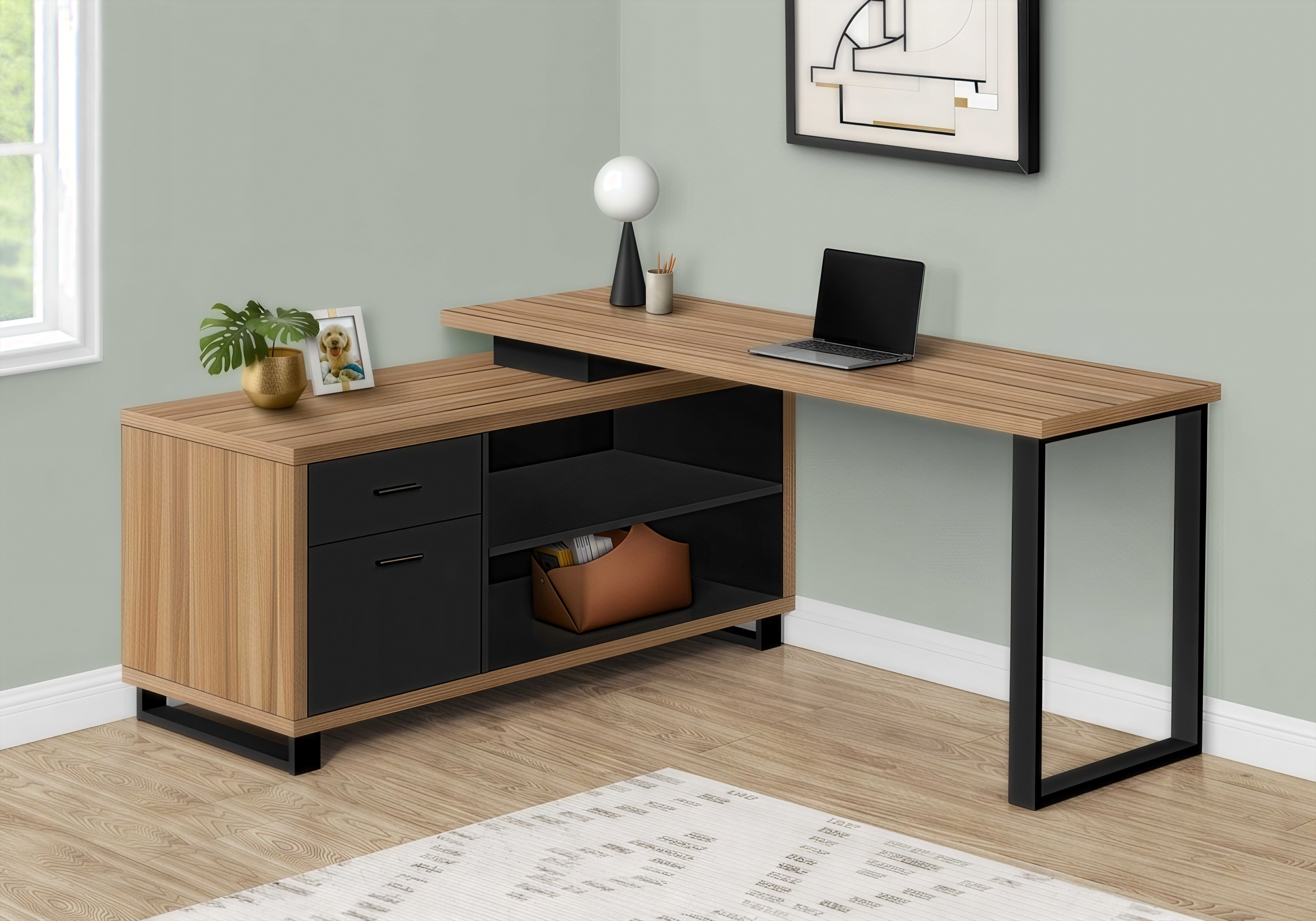 STRAVON EXEC™ – L-SHAPED EXECUTIVE DESK – I 7710