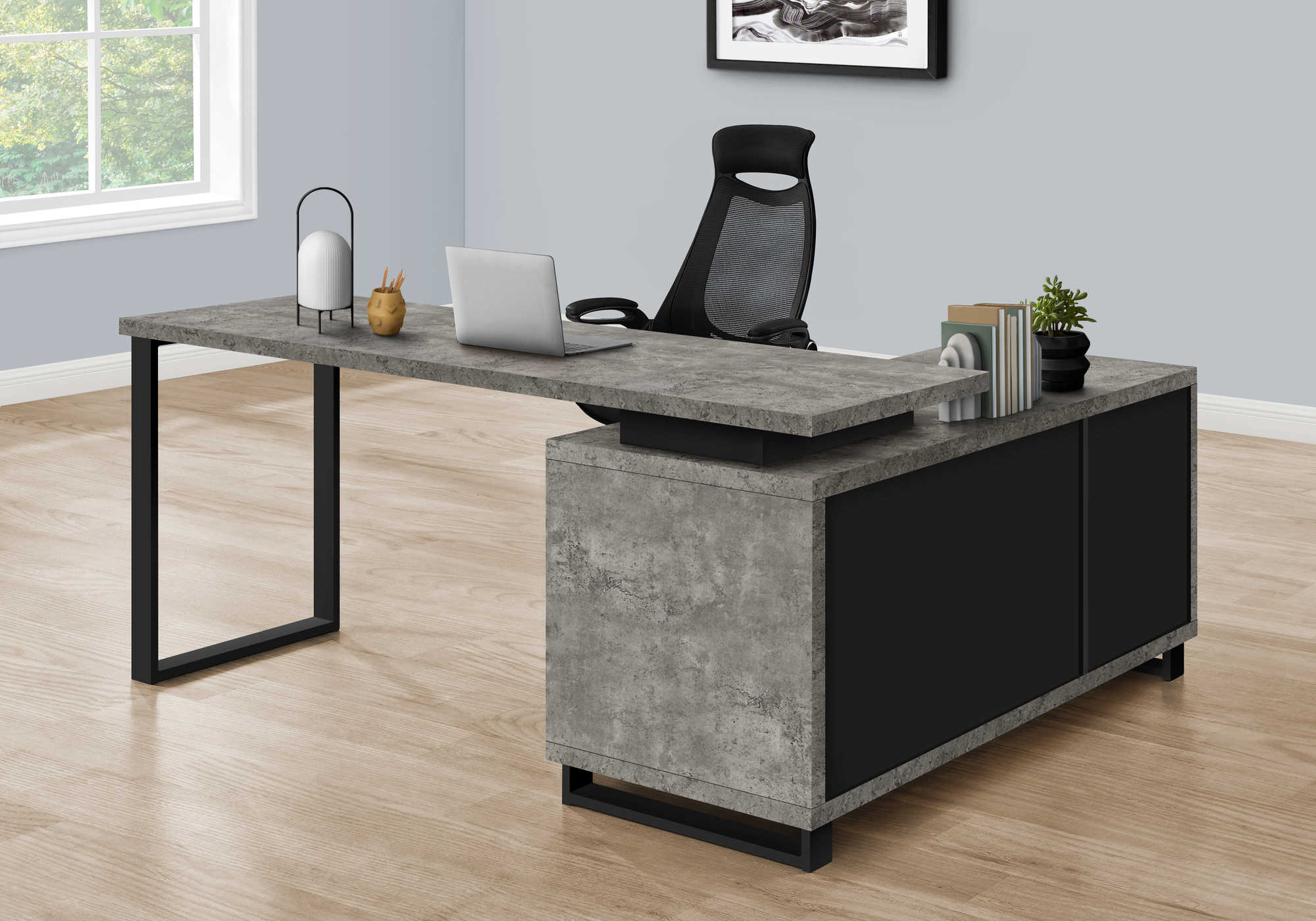 STRAVON EXEC™ – L-SHAPED EXECUTIVE DESK – I 7710