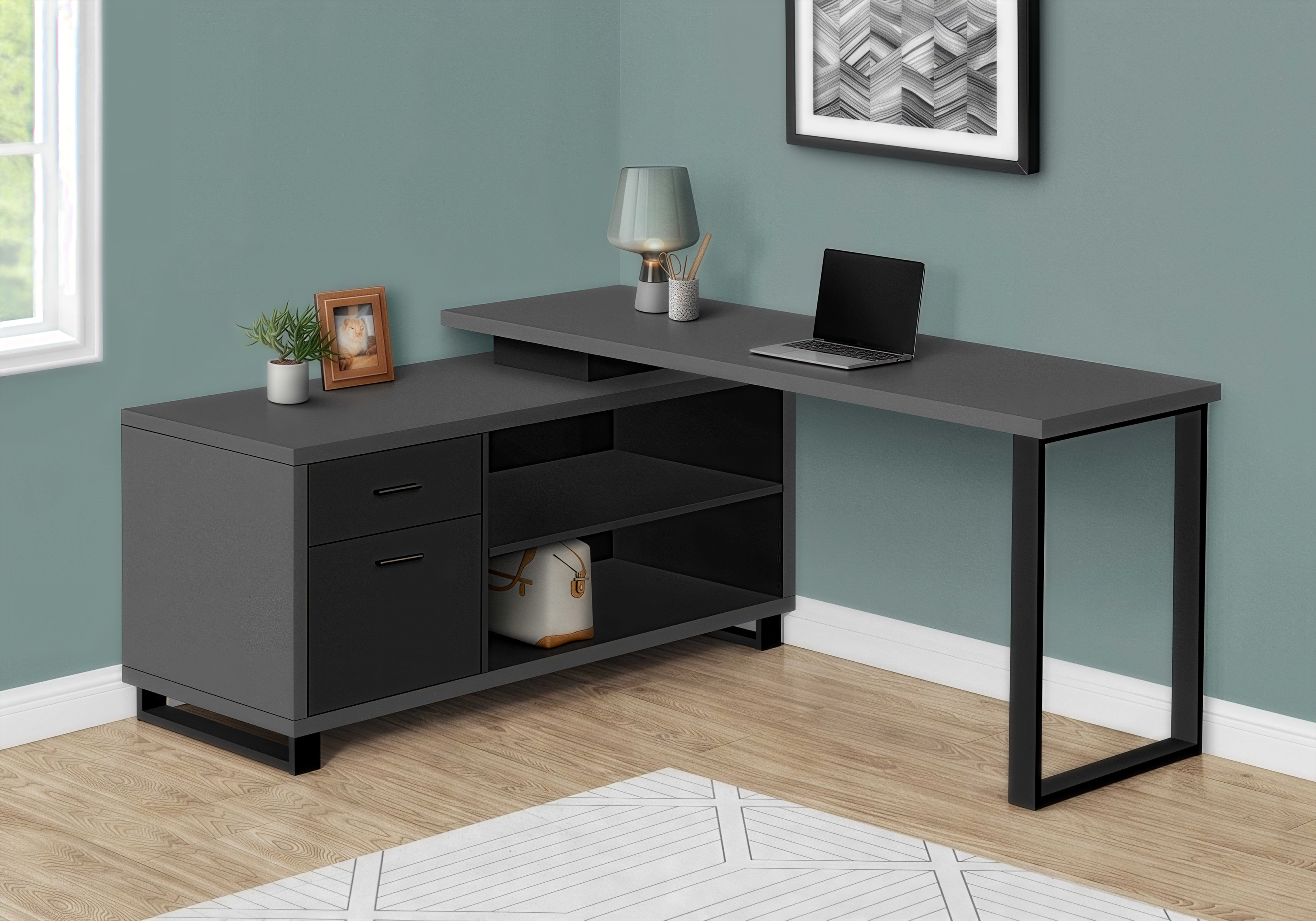 STRAVON EXEC™ – L-SHAPED EXECUTIVE DESK – I 7710