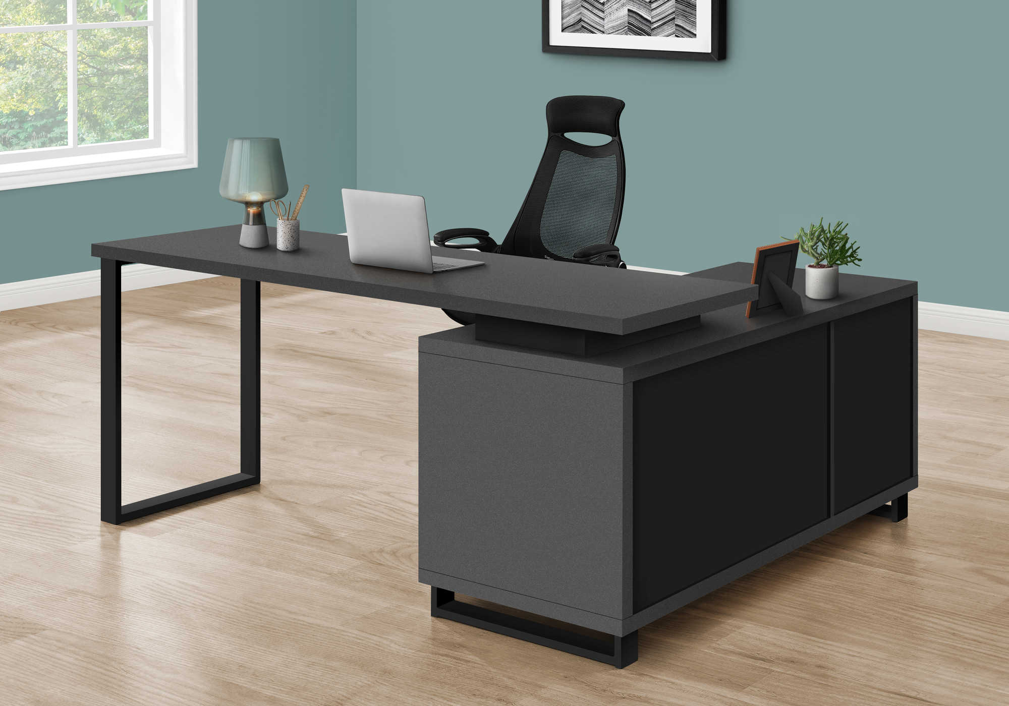 STRAVON EXEC™ – L-SHAPED EXECUTIVE DESK – I 7710