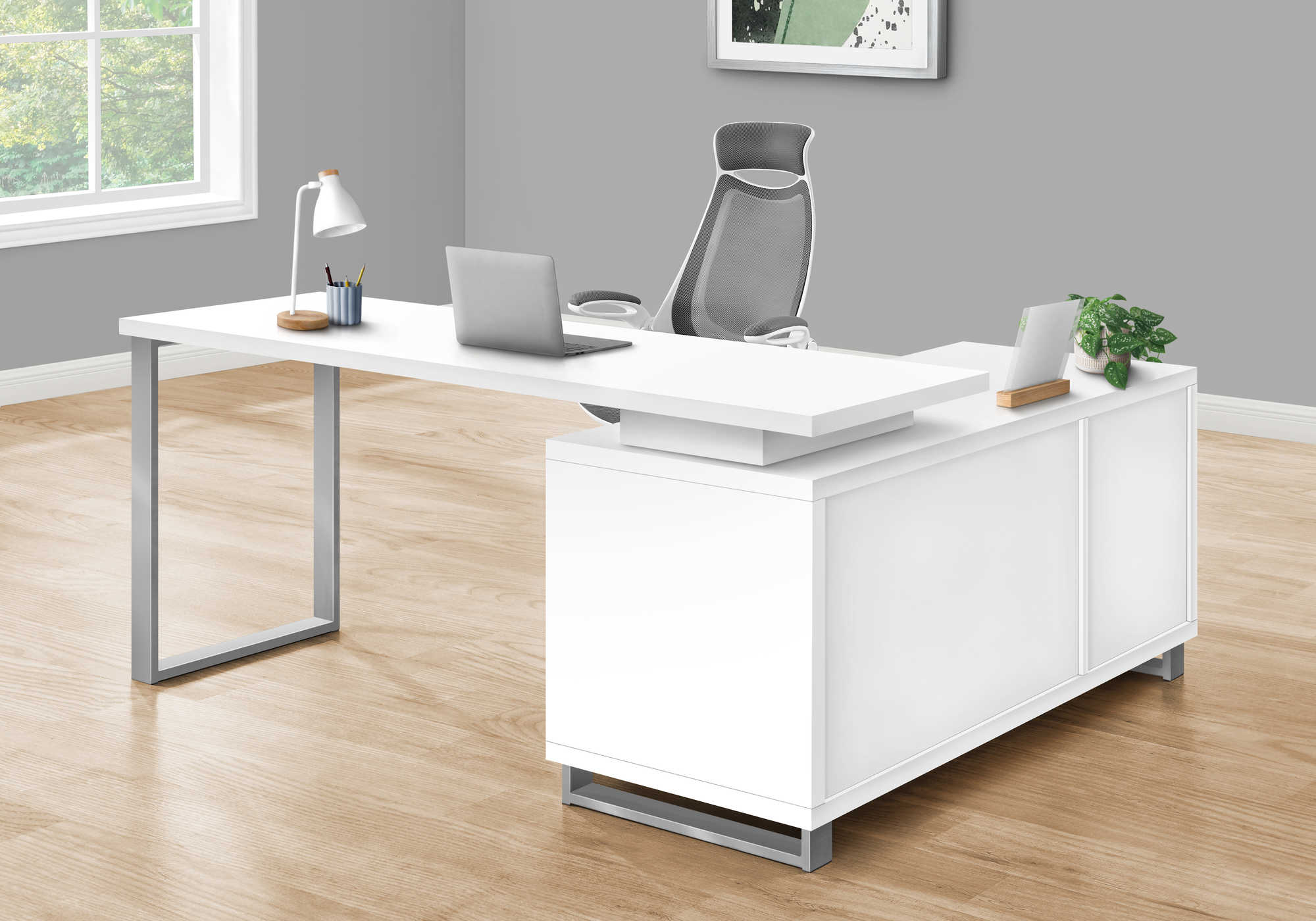 STRAVON EXEC™ – L-SHAPED EXECUTIVE DESK – I 7710