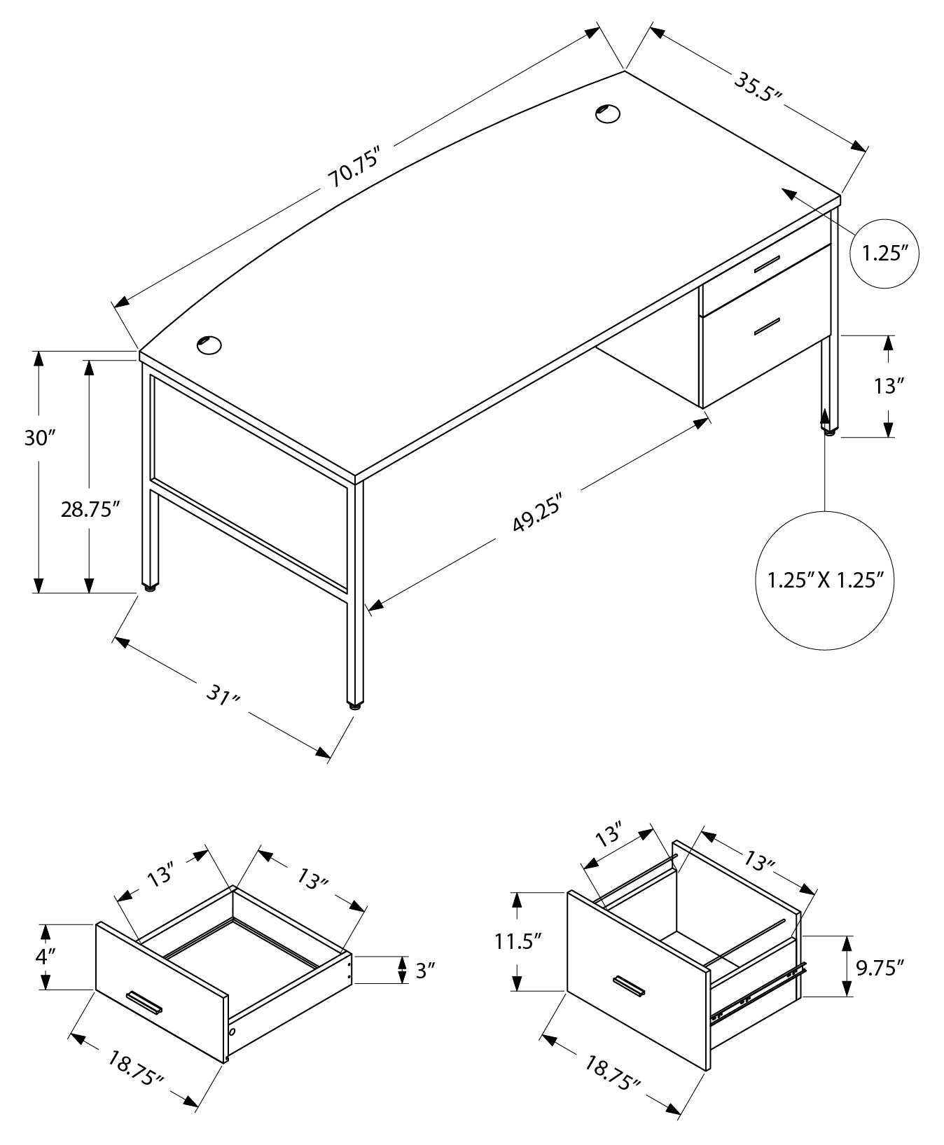 APEX™ – OFFICE DESK – I 7730