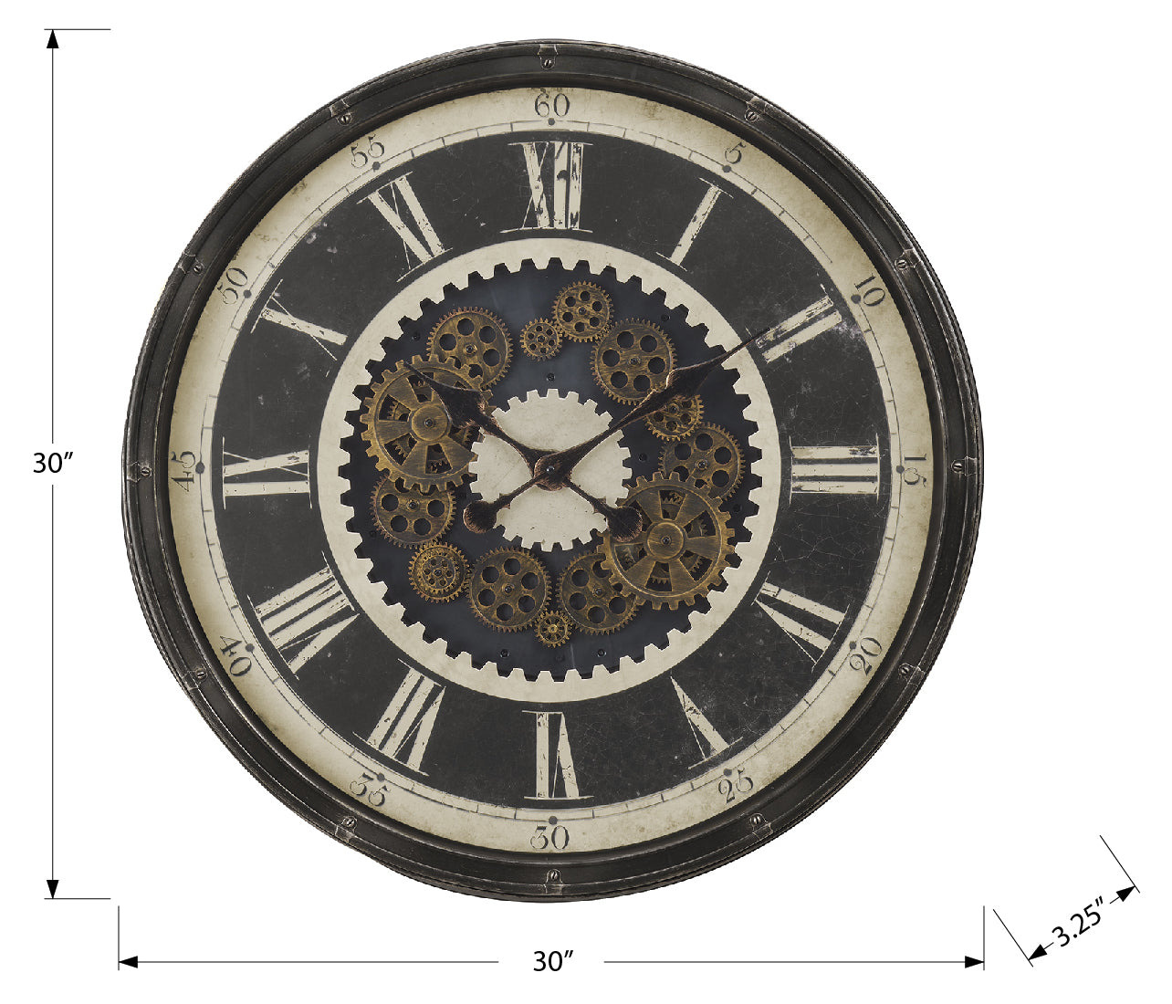 HUDSON™ WALL CLOCK – I 9031