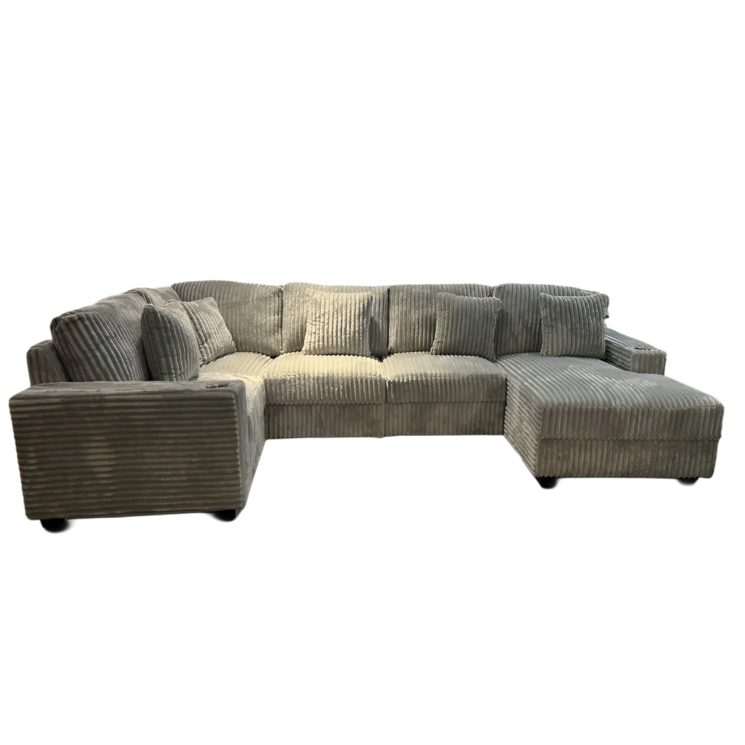 VelvetLux™ Modular Velvet Sectional – 6272