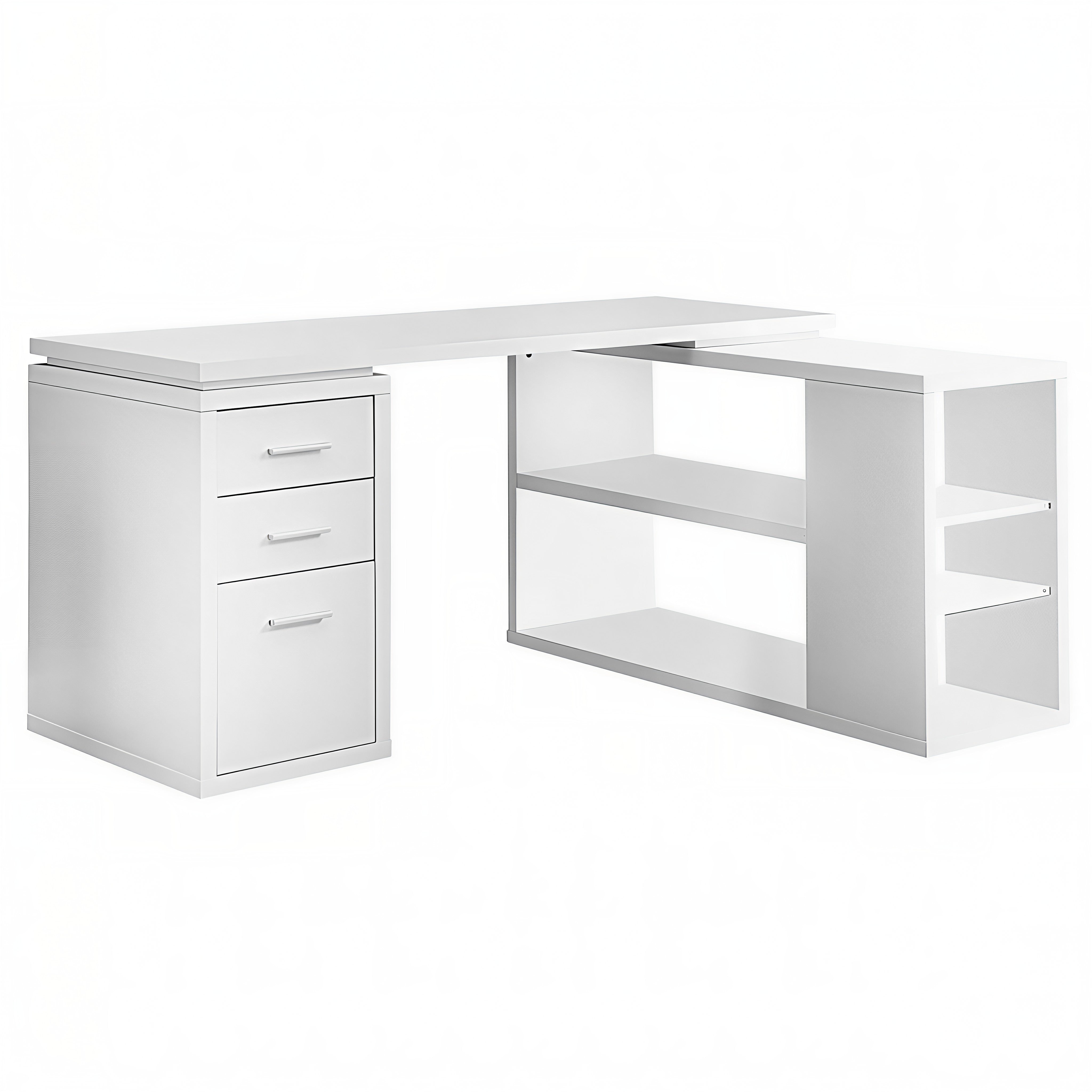 VANTEX CORNER™ – L-SHAPED RECLAIMED OFFICE DESK – I 7421